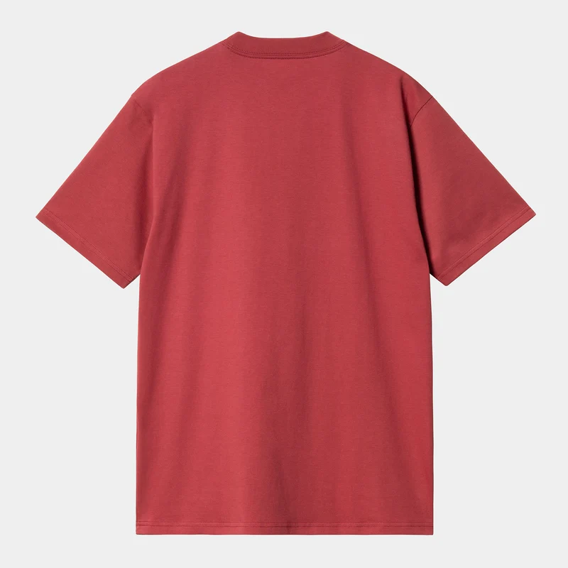 Carhartt WIP Herren-T-Shirt mit Press-Schriftzug – Toskana
