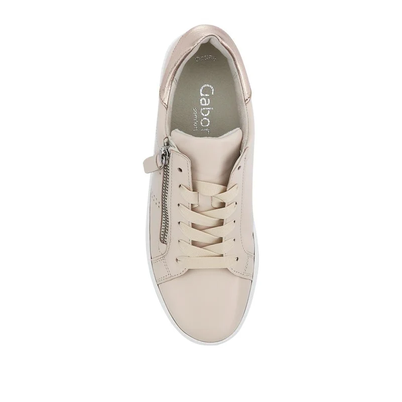 Quench Gabor Leather Platform Trainers - GAB41519 / 327 035 - Cream