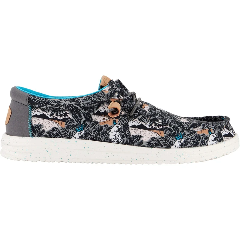 Hey Dude Wally H2O Tropical Herrenschuh – Schwarz