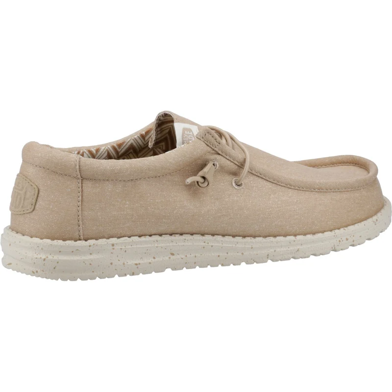 Hey Dude Wally Herren-Canvas-Schuh – Hellbraun