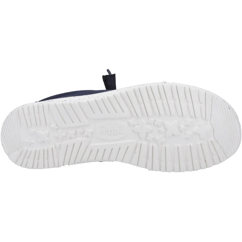 Hey Dude Wally Herren-Canvas-Schuh – Marineblau