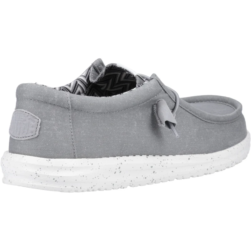 Hey Dude Wally Herren-Canvas-Schuh – Hellgrau