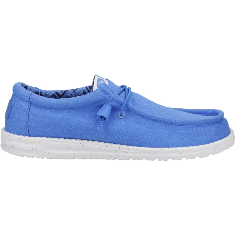 Hey Dude Wally Herren-Canvas-Schuh – Blau