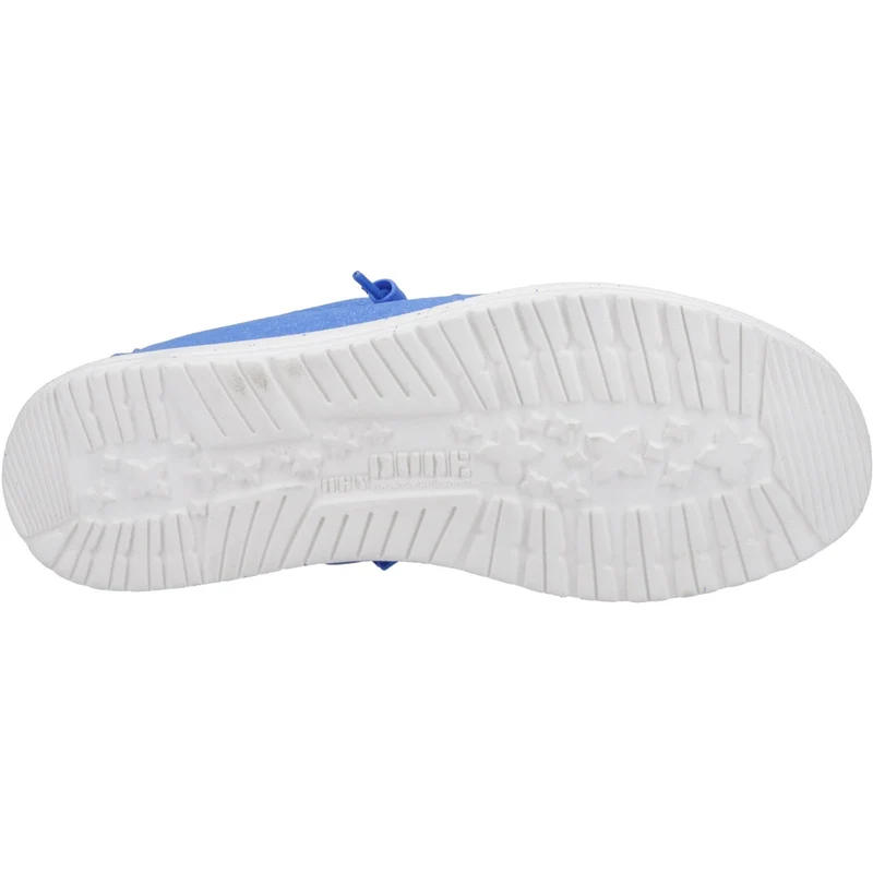 Hey Dude Wally Herren-Canvas-Schuh – Blau