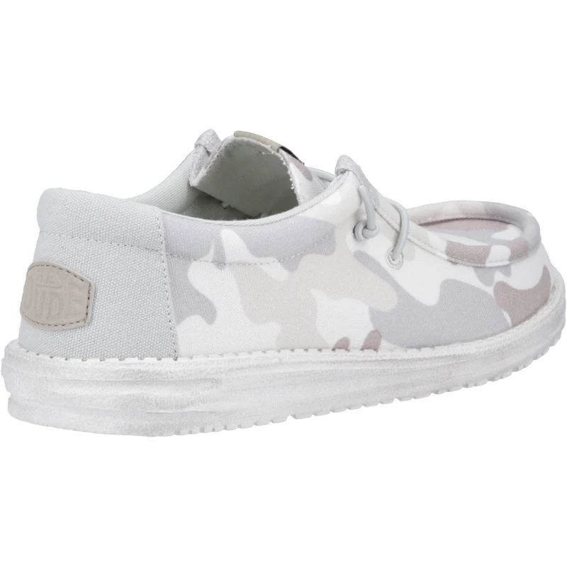 Hey Dude Herrenschuh Wally Washed Camo - Grau