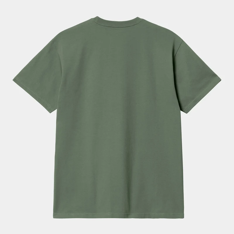 Carhartt WIP Herren Chase Kurzarm-T-Shirt – Entengrün