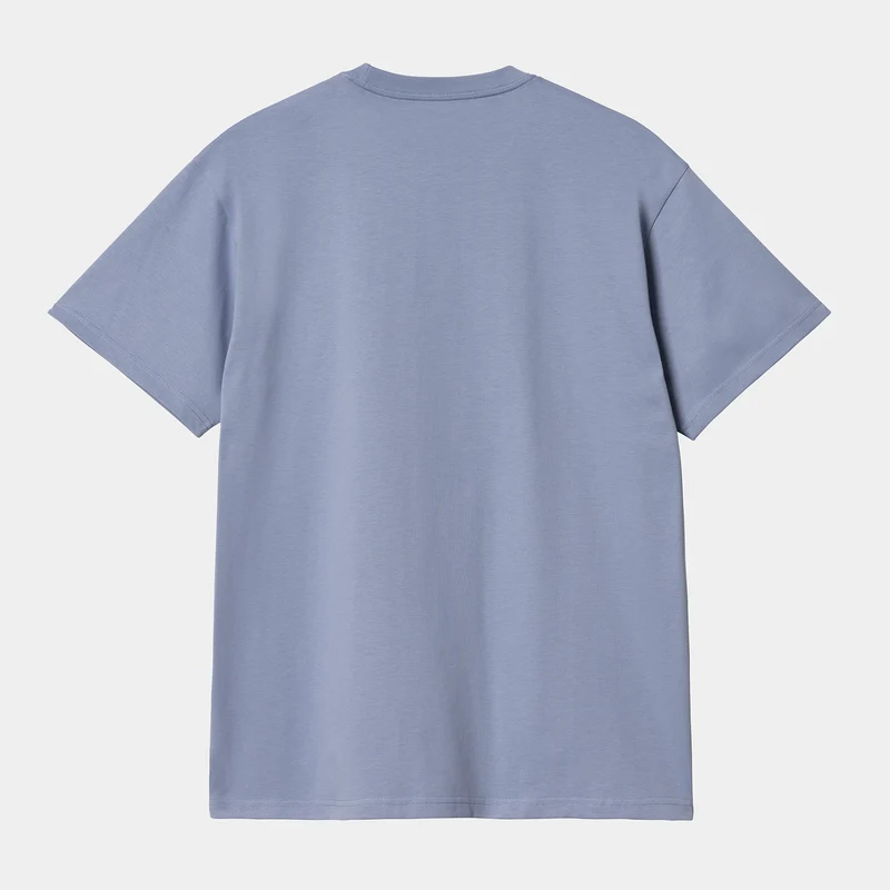 Carhartt WIP Herren Chase Kurzarm-T-Shirt – Charm Blue