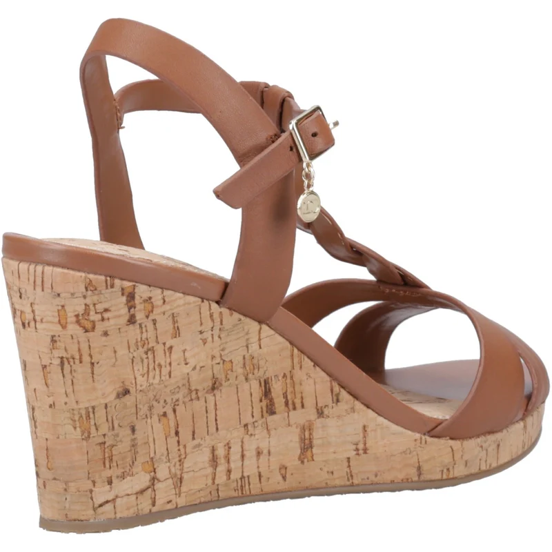 Dune Damen Koala Sandalen Braun