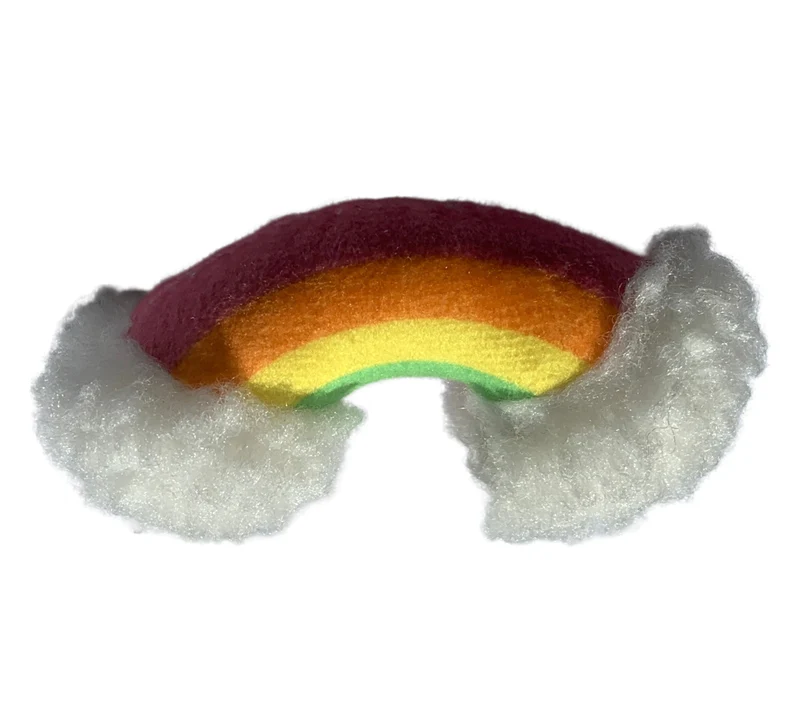 Crocs Jibbitz Plüsch-Regenbogen-Anhänger