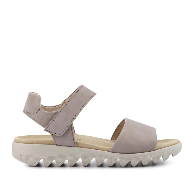 Chiffon Gabor Leather Touch Fasten Sandals - GAB41525 / 327 031 - Taupe