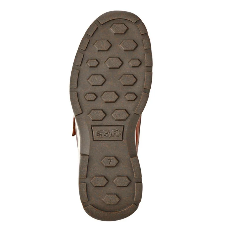 Wide-Fitting Casual Shoes - CALEB / 326 960 - Cognac