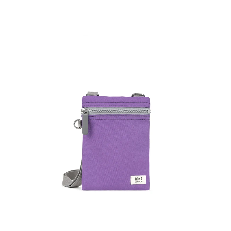 ROKA Chelsea Imperial Purple Recycled Canvas Bag