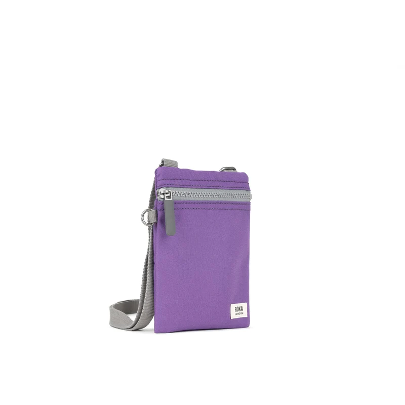 ROKA Chelsea Imperial Purple Recycled Canvas Bag