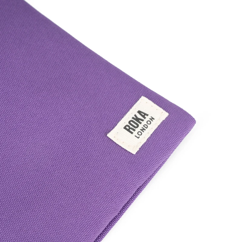 ROKA Chelsea Imperial Purple Recycled Canvas Bag