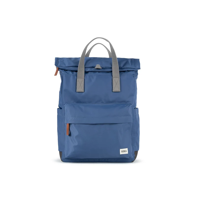 ROKA Canfield B Mittelgroße Tasche aus recyceltem Nylon, Farbe: Burnt Blue