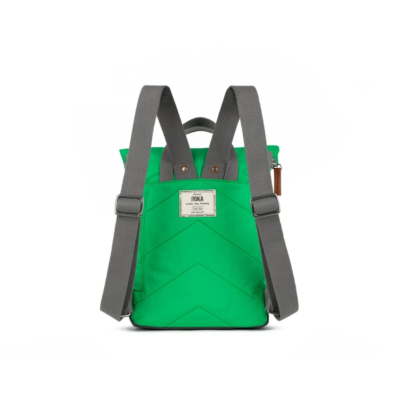 ROKA Canfield B Green Apple Kleine Tasche aus recyceltem Nylon