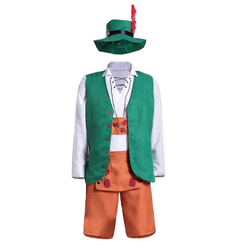 Damen nan traditionelles Dirndlkleid mit Schürze und geschnürtem Mieder Drune
