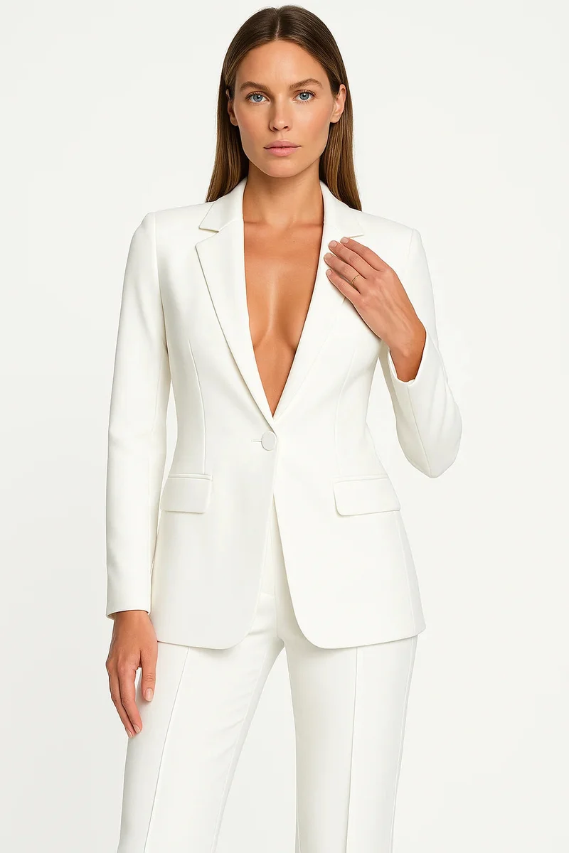 Damen Slim Fit Blazer Set | Elegante Zweiteiler für Büro und Abend