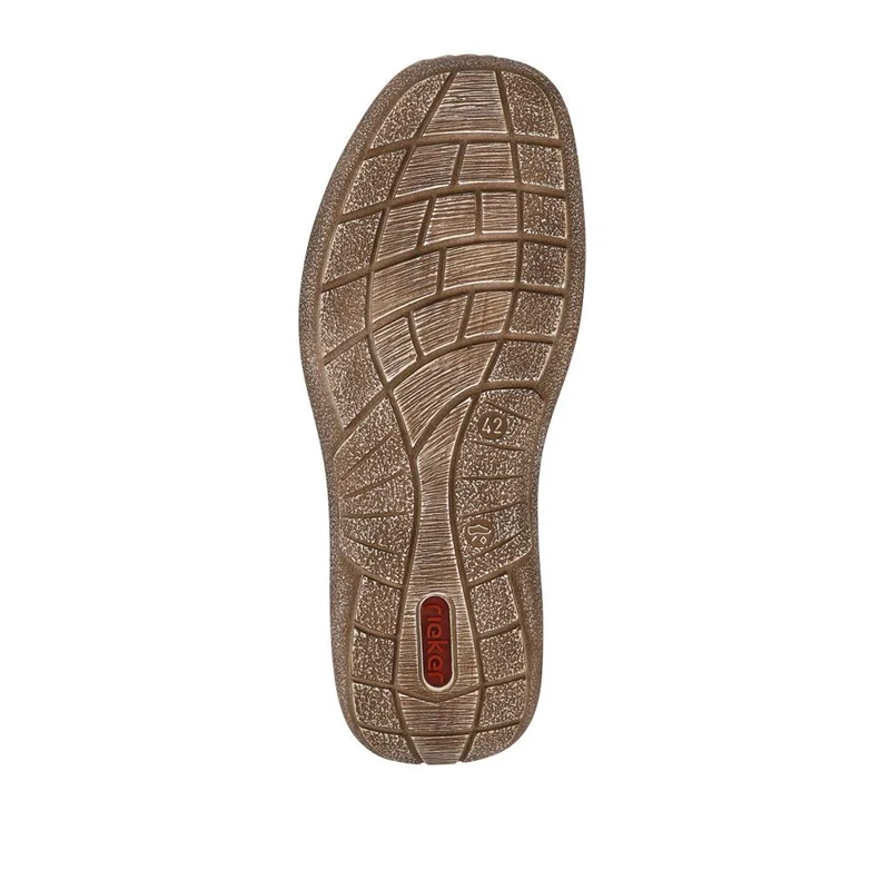 Wide-Fit Leather Slip-On Shoes - RKR41529 / 326 936 - Tan