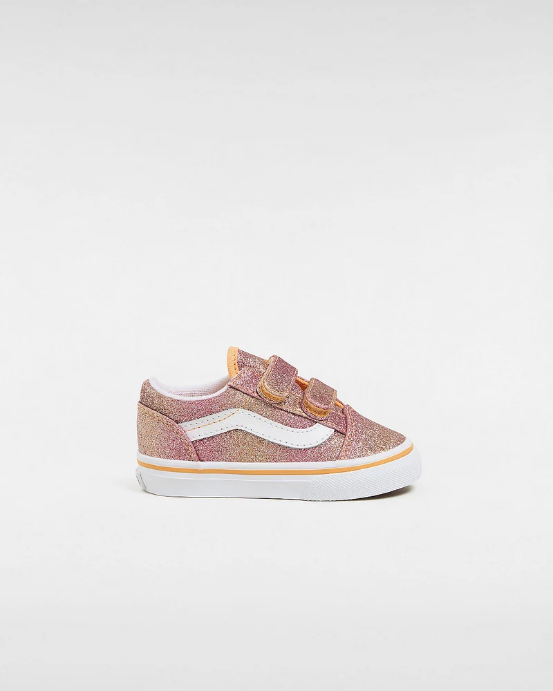 VANS Old Skool V-Turnschuhe für Kleinkinder – Sunrise Glitter