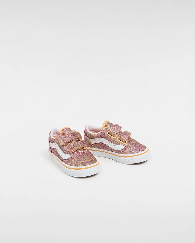 VANS Old Skool V-Turnschuhe für Kleinkinder – Sunrise Glitter