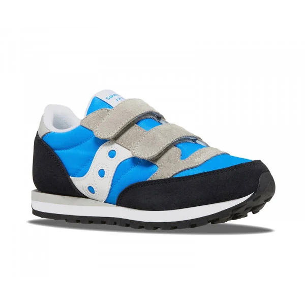 Saucony Kinder-Jazz-Double-Sneaker – Blau/Schwarz/Grau