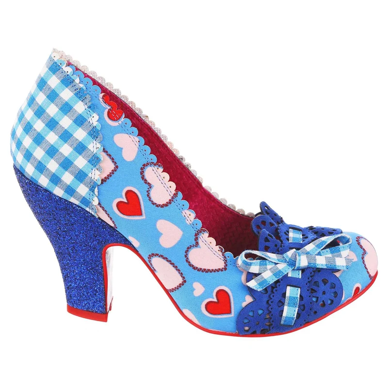 Irregular Choice Make My Day High Heel für Damen – Blau