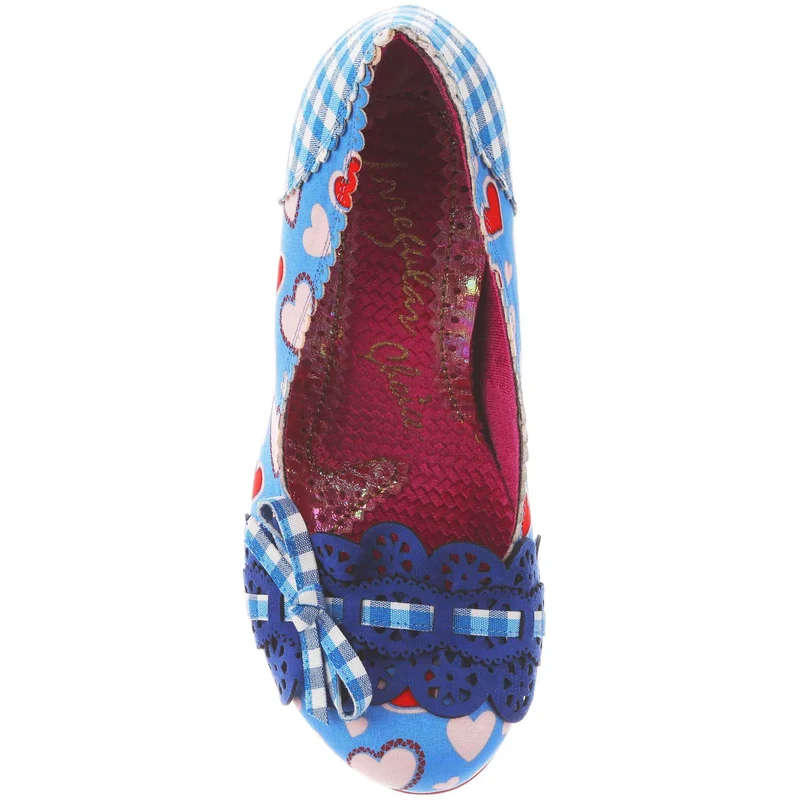 Irregular Choice Make My Day High Heel für Damen – Blau