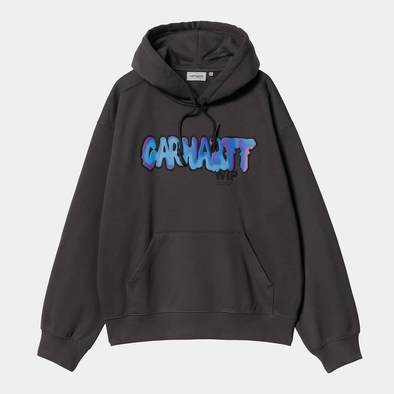 Carhartt WIP Herren Drip Hoodie – Anthrazit