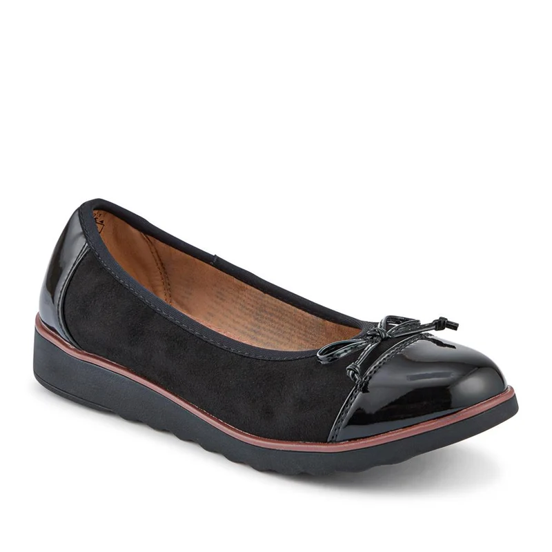 Lightweight Ballet Pumps - BRK34011 / 320 508 - Black-Black Patent