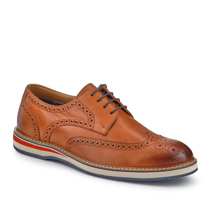 Smart Leather Lace-Up Shoes - PERFO41001 / 327 385