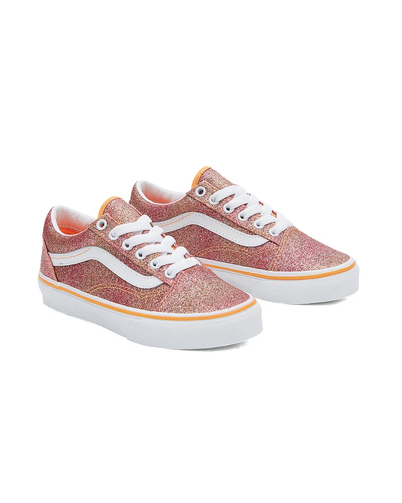 VANS Old Skool Sunrise Glitter-Sneaker für Kinder – Mehrfarbig