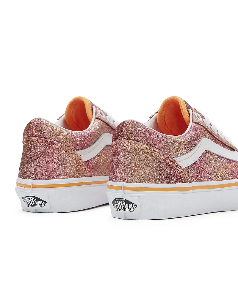 VANS Old Skool Sunrise Glitter-Sneaker für Kinder – Mehrfarbig