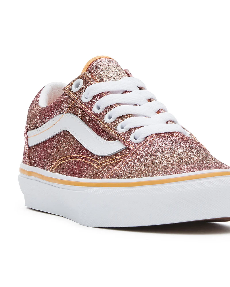 VANS Old Skool Sunrise Glitter-Sneaker für Kinder – Mehrfarbig