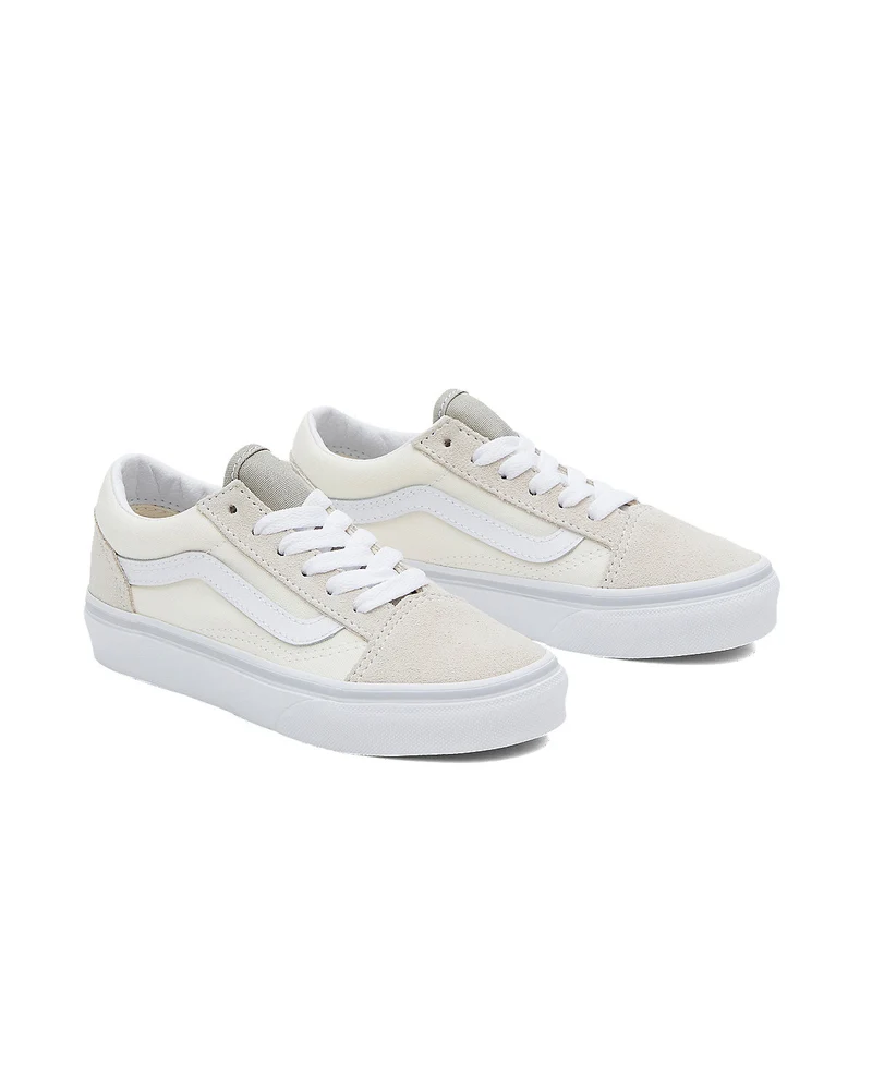 VANS Kinder Old Skool Natural Block Trainer – True White