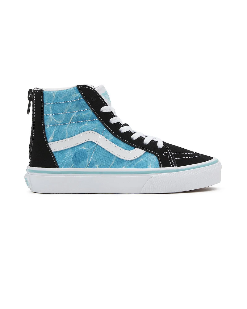 VANS Sk8-Hi Zip Into The Blue-Turnschuhe für Kinder – Blau