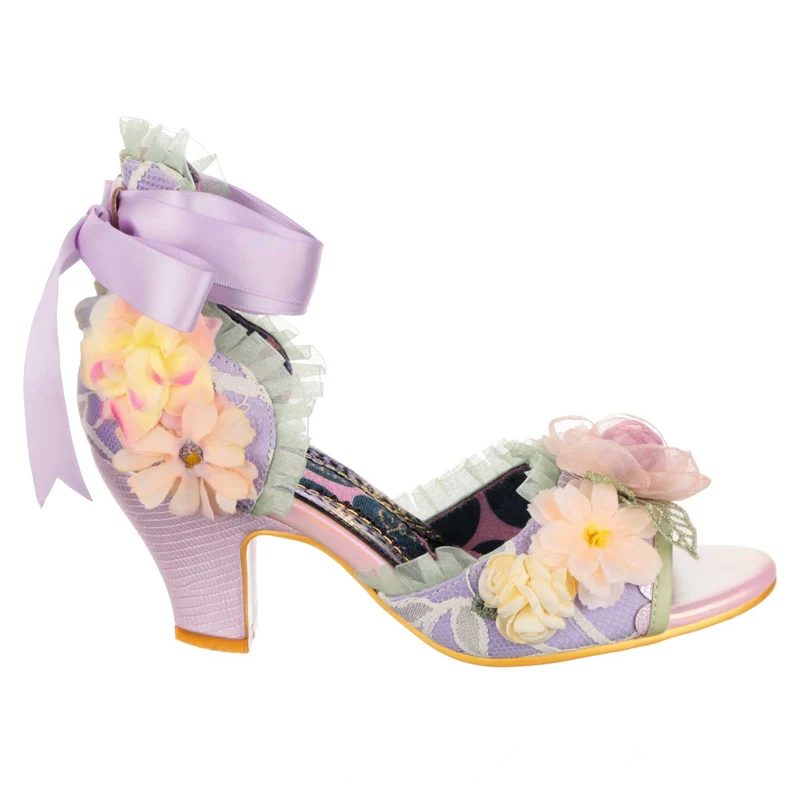 Irregular Choice Damen-Sandale „By Any Other Name“ – Flieder