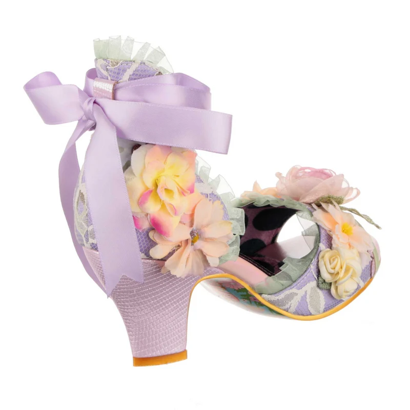 Irregular Choice Damen-Sandale „By Any Other Name“ – Flieder