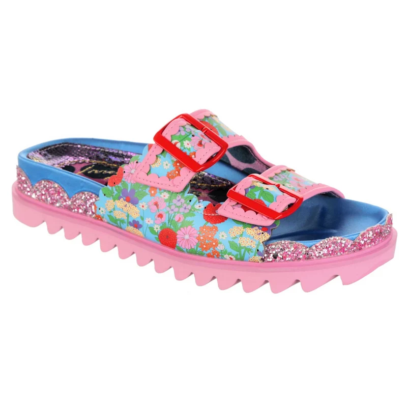 Irregular Choice Damen Garden Gander Sandale – Blau