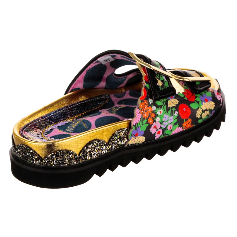 Irregular Choice Damen Garden Gander Sandale - Schwarz