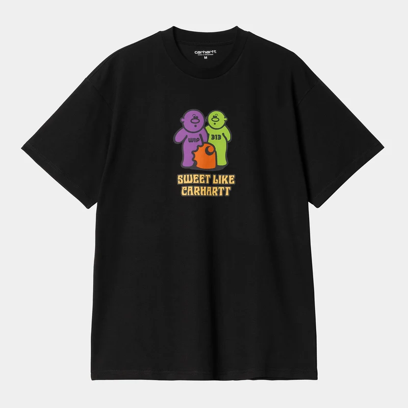 Carhartt WIP Herren Gummy T-Shirt – Schwarz