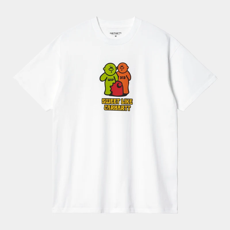 Carhartt WIP Herren Gummy T-Shirt – Weiß