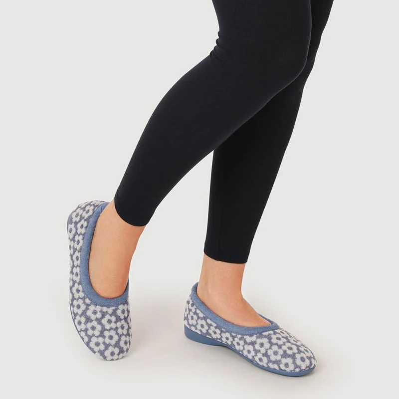 Soft Lightweight Full Slippers - FEVI41014 / 327 538 - Blue