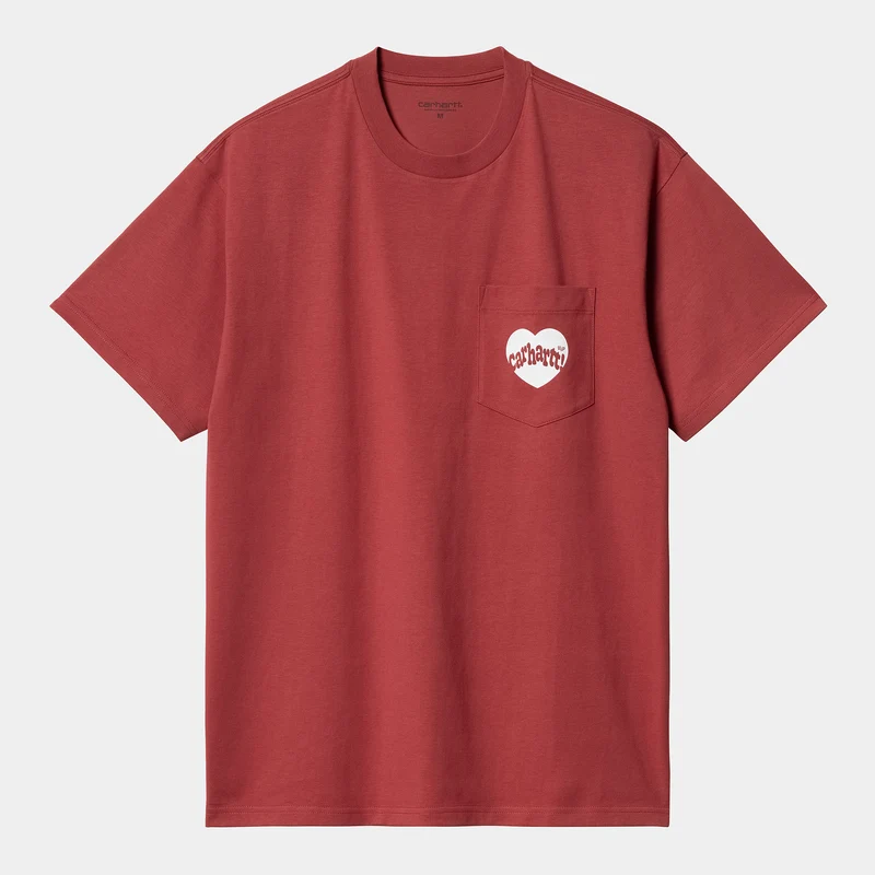Carhartt WIP Herren Armor Pocket T-Shirt – Toskana / Weiß