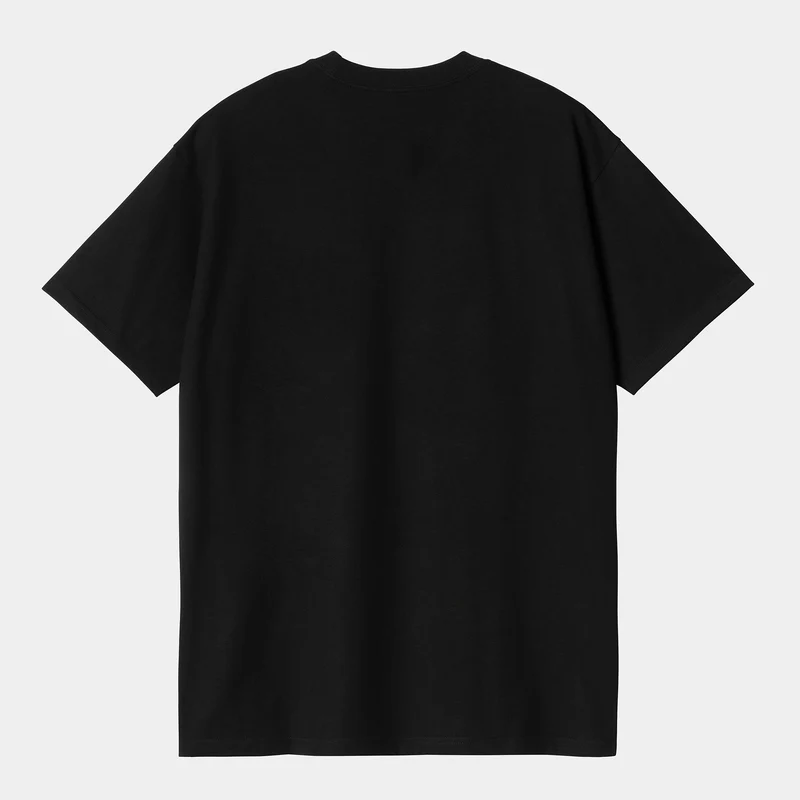 Carhartt WIP Herren Armor Pocket T-Shirt – Schwarz / Weiß