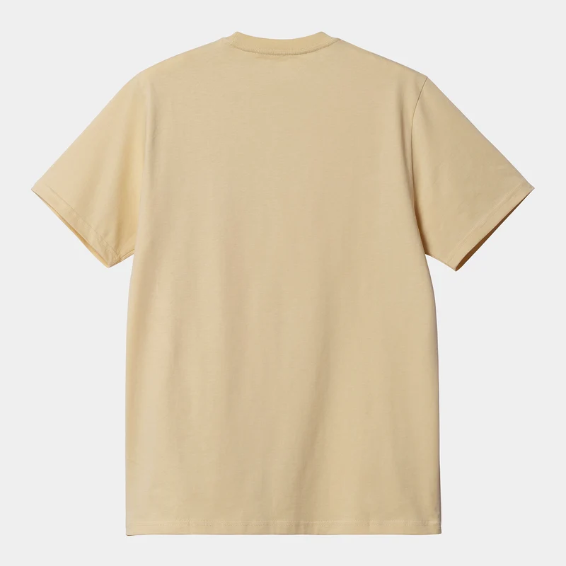 Carhartt WIP Herren-T-Shirt mit Tasche – Cornsilk