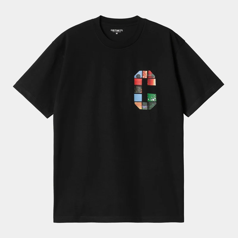Carhartt WIP Herren Machine 89 T-Shirt – Schwarz