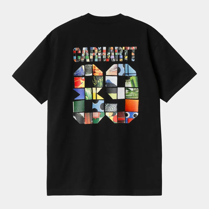 Carhartt WIP Herren Machine 89 T-Shirt – Schwarz