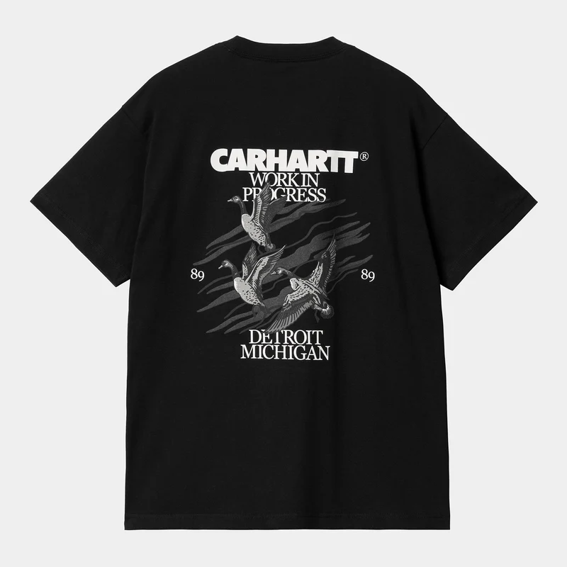 Carhartt WIP Herren Ducks T-Shirt – Schwarz