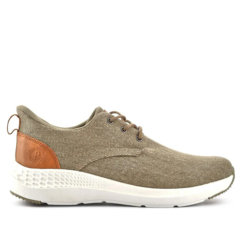 Easy Step In Wide Fit Lightweight Trainers - BOJIE41012 / 327 255 - Beige